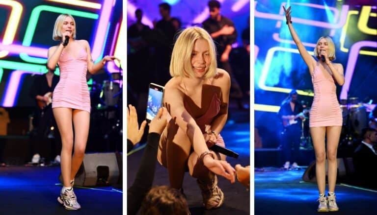 Aleyna Tilki Kıbrıs Elexus Hotel’de sahneye çıktı