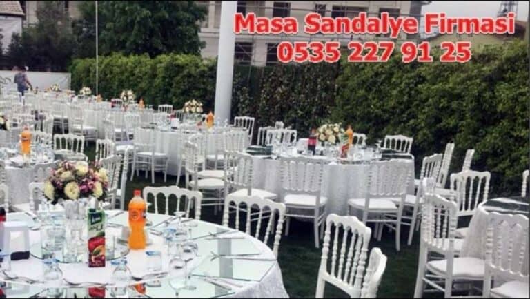 Masa Sandalye Firması, Etkinlikleriniz İçin Profesyonel Çözümler