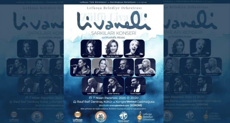 Lefkoşa Belediye Orkestrası’ndan “Zülfü Livaneli Şarkıları” Konseri