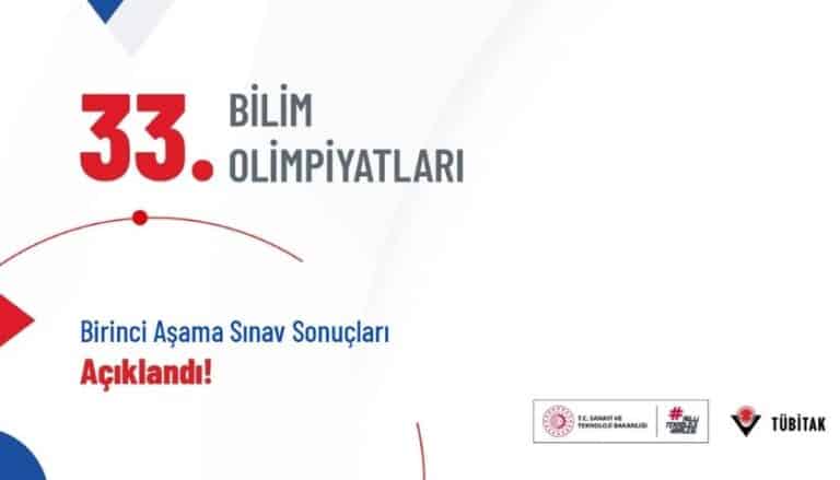 33. Bilim Olimpiyatları Birinci Aşama Sınavı Sonuçları Açıklandı