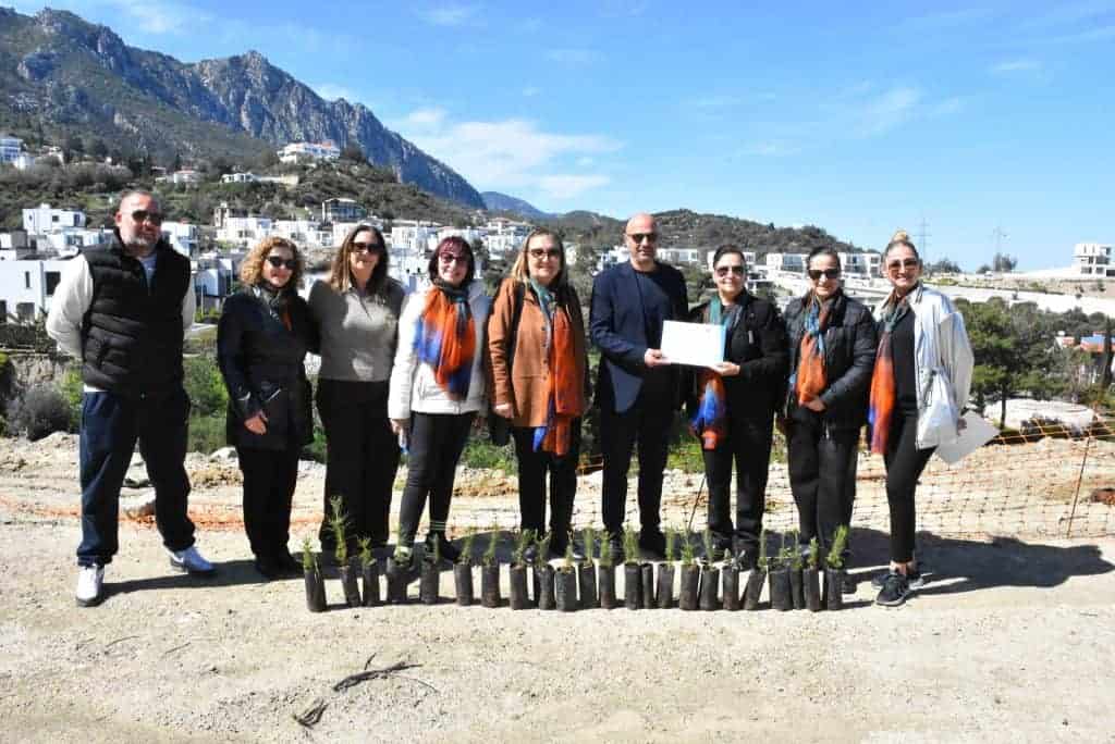 Girne’de 150 fidanın dikimiyle çevre ve gelecek için önemli bir adım atıldı